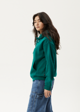 AFENDS Womens Blossom - Hoodie - Pine - Afends womens blossom   hoodie   pine