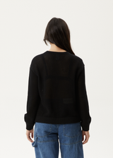 AFENDS Womens Ryder - Knit Jumper - Black - Afends womens ryder   knit jumper   black 