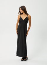 AFENDS Womens Business - Maxi Dress - Black - Afends womens business   maxi dress   black 