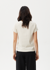 AFENDS Womens Scorpio - Regular Tee - Moonbeam - Afends womens scorpio   regular tee   moonbeam