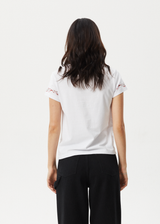 AFENDS Womens Scorched - Regular Tee - White - Afends womens scorched   regular tee   white