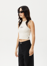 AFENDS Womens Pulse - Tank Top - Moonbeam - Afends womens pulse   tank top   moonbeam 