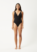 AFENDS Womens Isla - One Piece - Black - Afends womens isla   one piece   black 