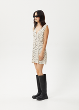 AFENDS Womens Rooney - Mini Dress - Sesame - Afends womens rooney   mini dress   sesame 