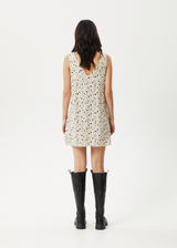 AFENDS Womens Rooney - Mini Dress - Sesame - Afends womens rooney   mini dress   sesame 