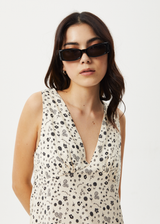 AFENDS Womens Rooney - Mini Dress - Sesame - Afends womens rooney   mini dress   sesame 