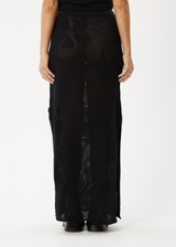AFENDS Womens Riley - Knit Maxi Skirt - Black - Afends womens riley   knit maxi skirt   black 
