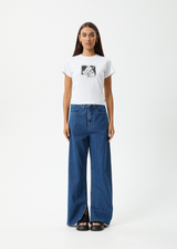 AFENDS Womens Classic Hits - Baby Tee - White - Afends womens classic hits   baby tee   white