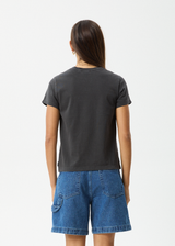 AFENDS Womens Sun Siren - Regular Tee - Stone Black - Afends womens sun siren   regular tee   stone black