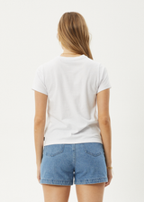 AFENDS Womens Greetings - Regular Tee - White - Afends womens greetings   regular tee   white