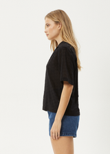 AFENDS Womens Marlow - Shirt - Black - Afends womens marlow   shirt   black 