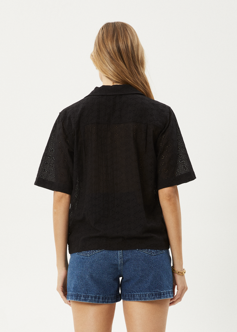 AFENDS Womens Marlow - Shirt - Black 