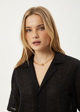 AFENDS Womens Marlow - Shirt - Black - Afends womens marlow   shirt   black 