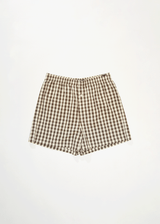 AFENDS Womens Gambet - Boxer Short - Sand - Afends womens gambet   boxer short   sand