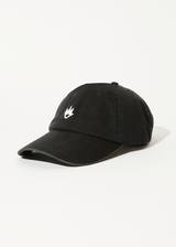 AFENDS Mens Core - Six Panel Cap - Stone Black - Afends mens core   six panel cap   stone black