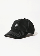 AFENDS Mens Core - Six Panel Cap - Black - Afends mens core   six panel cap   black