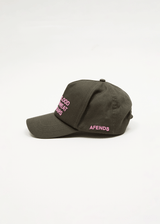 AFENDS Womens Disco Rodeo - Trucker Cap - Gunmetal - Afends womens disco rodeo   trucker cap   gunmetal