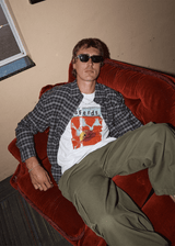 AFENDS Mens Dime Bag - Retro Tee - White - Afends mens dime bag   retro tee   white