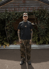 AFENDS Mens Webhead - Boxy Tee - Stone Black - Afends mens webhead   boxy tee   stone black