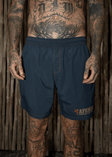 AFENDS Mens Nuts N Bolts - Baywatch Swim Short 18