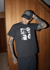 AFENDS Mens Cosmic Con - Six Panel Cap - Black - Afends mens cosmic con   six panel cap   black