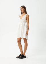 AFENDS Womens Dakota - Mini Dress - White - Afends womens dakota   mini dress   white 