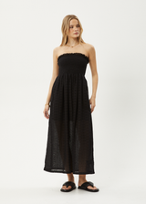 AFENDS Womens Marlow - Strapless Maxi Dress - Black - Afends womens marlow   strapless maxi dress   black 