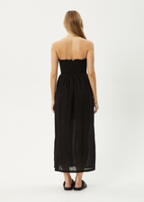 AFENDS Womens Marlow - Strapless Maxi Dress - Black - Afends womens marlow   strapless maxi dress   black 