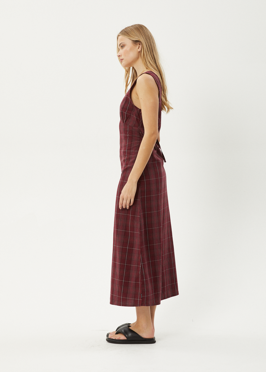 AFENDS Womens Eboni - Maxi Dress - Port