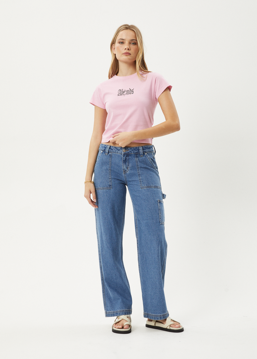 AFENDS Womens Sunbite - Baby Tee - Pink