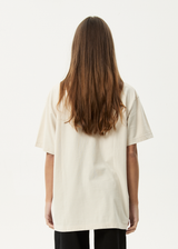 AFENDS Womens Tranquil - Oversized Tee - Moonbeam - Afends womens tranquil   oversized tee   moonbeam