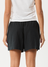 AFENDS Womens Lilo - Boxer Short - Black - Afends womens lilo   boxer short   black