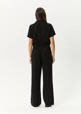 AFENDS Womens Mason - Relaxed Jumpsuit - Black - Afends womens mason   relaxed jumpsuit   black