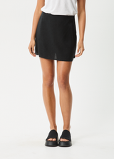 AFENDS Womens Lilo - Mini Skirt - Black - Afends womens lilo   mini skirt   black