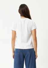 AFENDS Womens On Top -  Regular Tee - White - Afends womens on top   regular tee   white