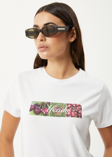 AFENDS Womens On Top -  Regular Tee - White - Afends womens on top   regular tee   white