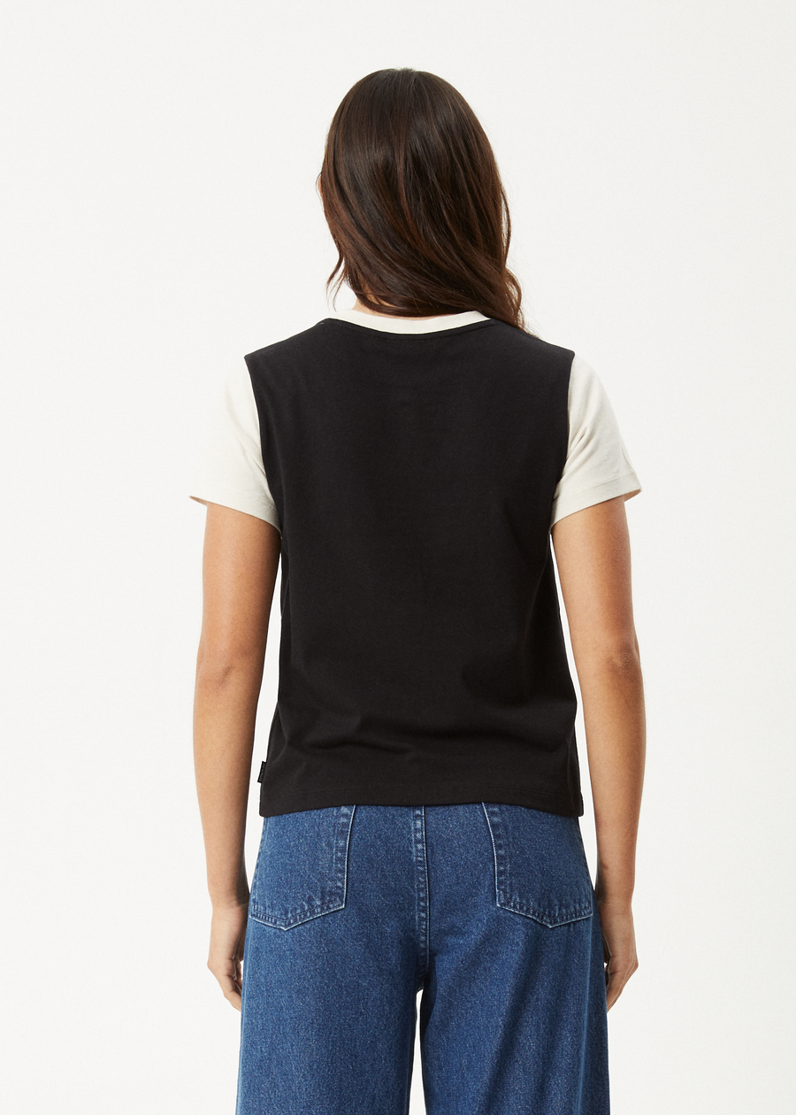 AFENDS Womens Karlee - Regular Tee - Black