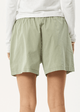 AFENDS Womens Candy - Boxer Short - Oil Green - Afends womens candy   boxer short   oil green