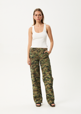 AFENDS Womens Hidden Lexi - Low Rise Workwear Pant - Hidden - Afends womens hidden lexi   low rise workwear pant   hidden