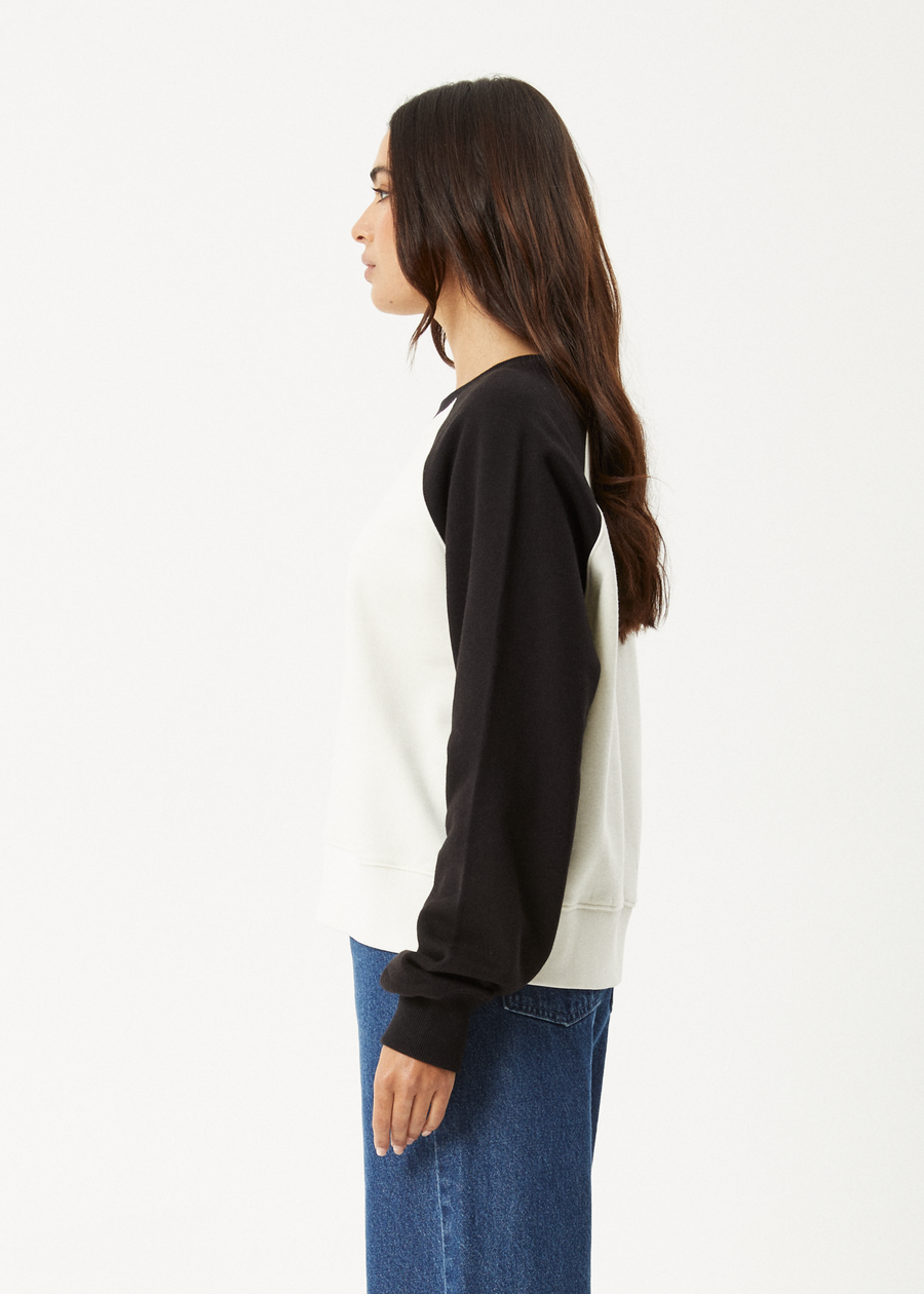 AFENDS Womens Ryan - Crew Neck Jumper - Black
