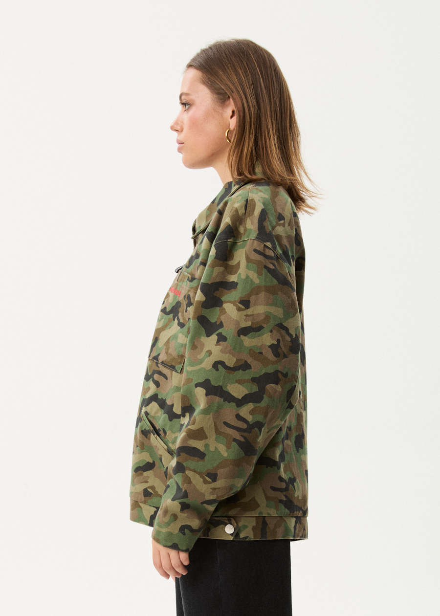 AFENDS Mens Hidden Oracle - Workwear Jacket - Hidden