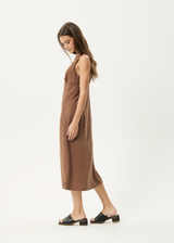 AFENDS Womens Hartley - Maxi Dress - Cinnamon - Afends womens hartley   maxi dress   cinnamon