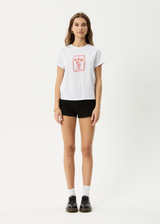 AFENDS Womens Maisie - Regular Tee - White - Afends womens maisie   regular tee   white