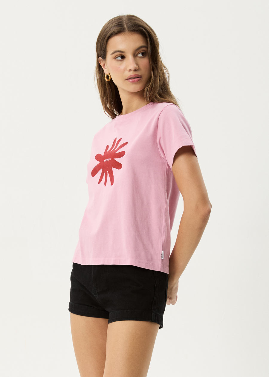 AFENDS Womens Nessa - Regular Tee - Marrakesh