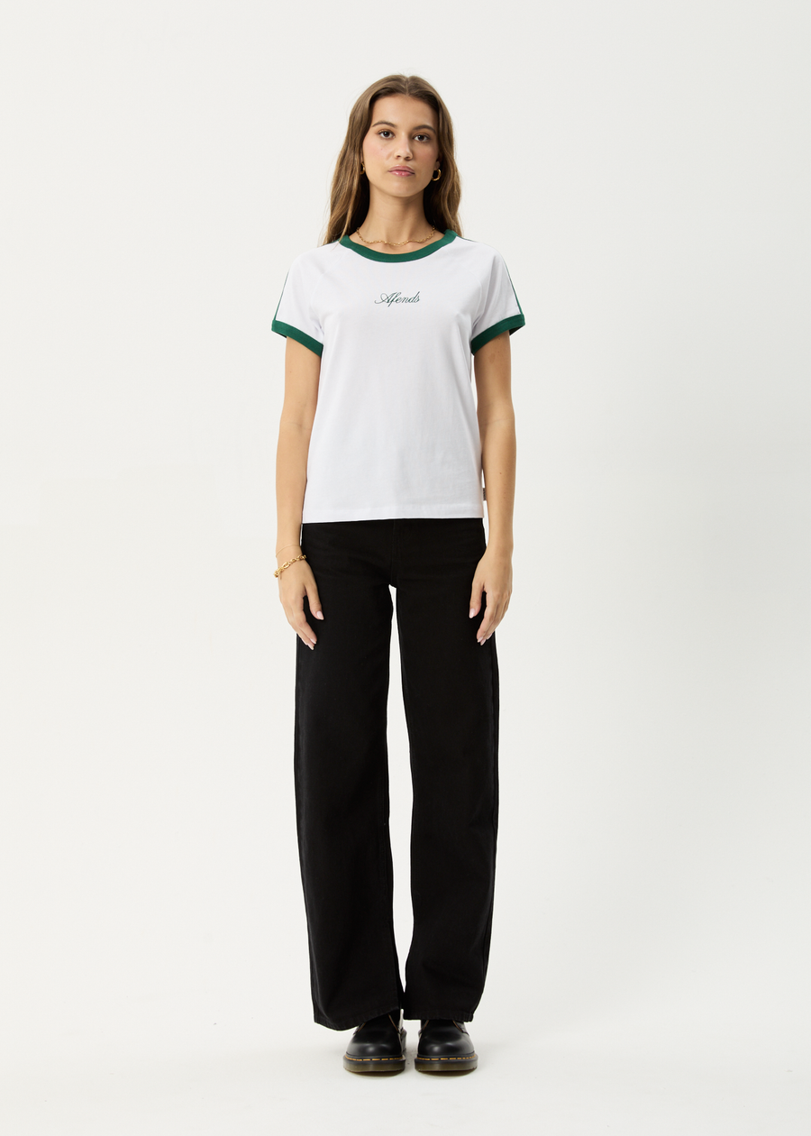 AFENDS Womens Games - Regular Tee - White
