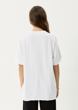 AFENDS Womens Dark Heaven - Oversized Tee - White - Afends womens dark heaven   oversized tee   white