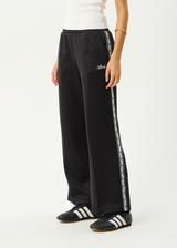 AFENDS Womens Thorn Bound - Sweat Pant - Black - Afends womens thorn bound   sweat pant   black