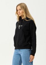 AFENDS Womens Gardening Club - Hoodie - Black - Afends womens gardening club   hoodie   black