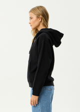 AFENDS Womens Gardening Club - Hoodie - Black - Afends womens gardening club   hoodie   black