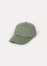 AFENDS Mens Questions - Six Panel Cap - Eucalyptus - Afends mens questions   six panel cap   eucalyptus 